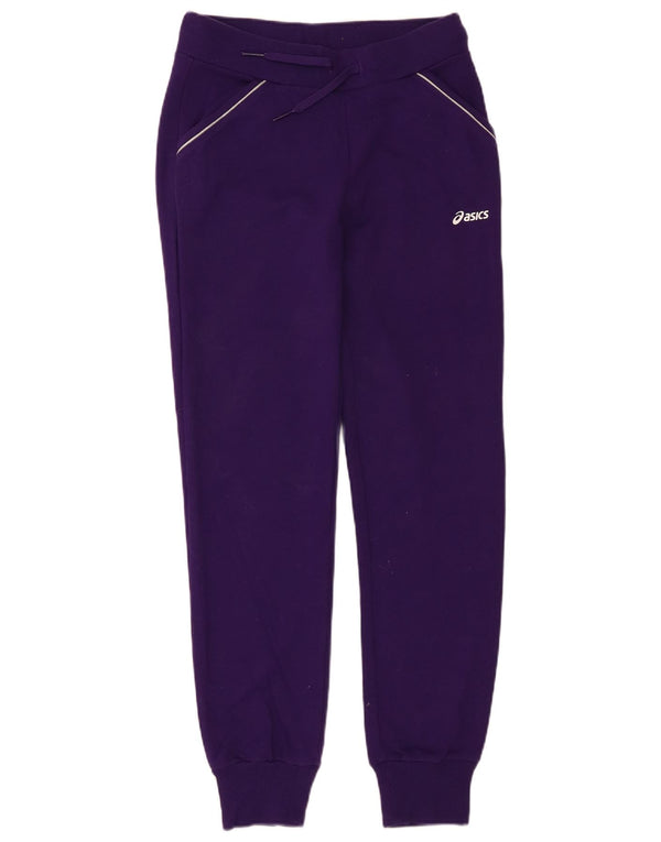 Pantaloni da tuta da donna Asics Joggers UK 10 Small Viola Cotone