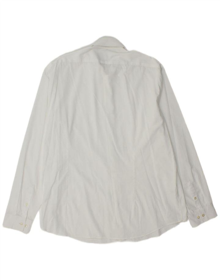 Camicia da uomo Calvin Klein taglia 17 44 XL bianca
