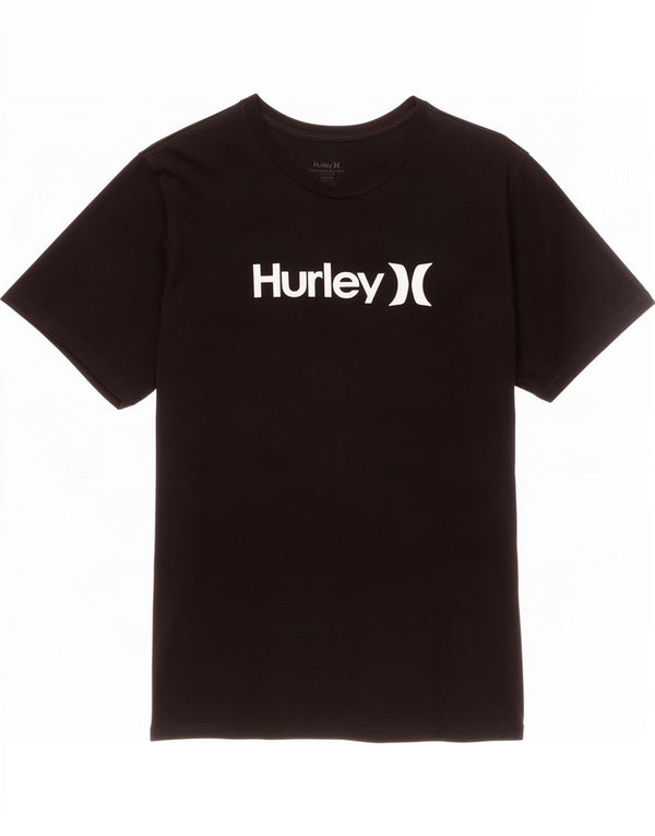 T-shirt grafica da uomo Hurley Top XL in cotone nero