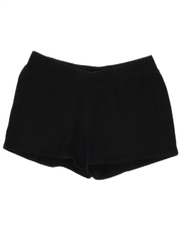 Pantaloncini sportivi da donna Puma UK 14 medio nero cotone