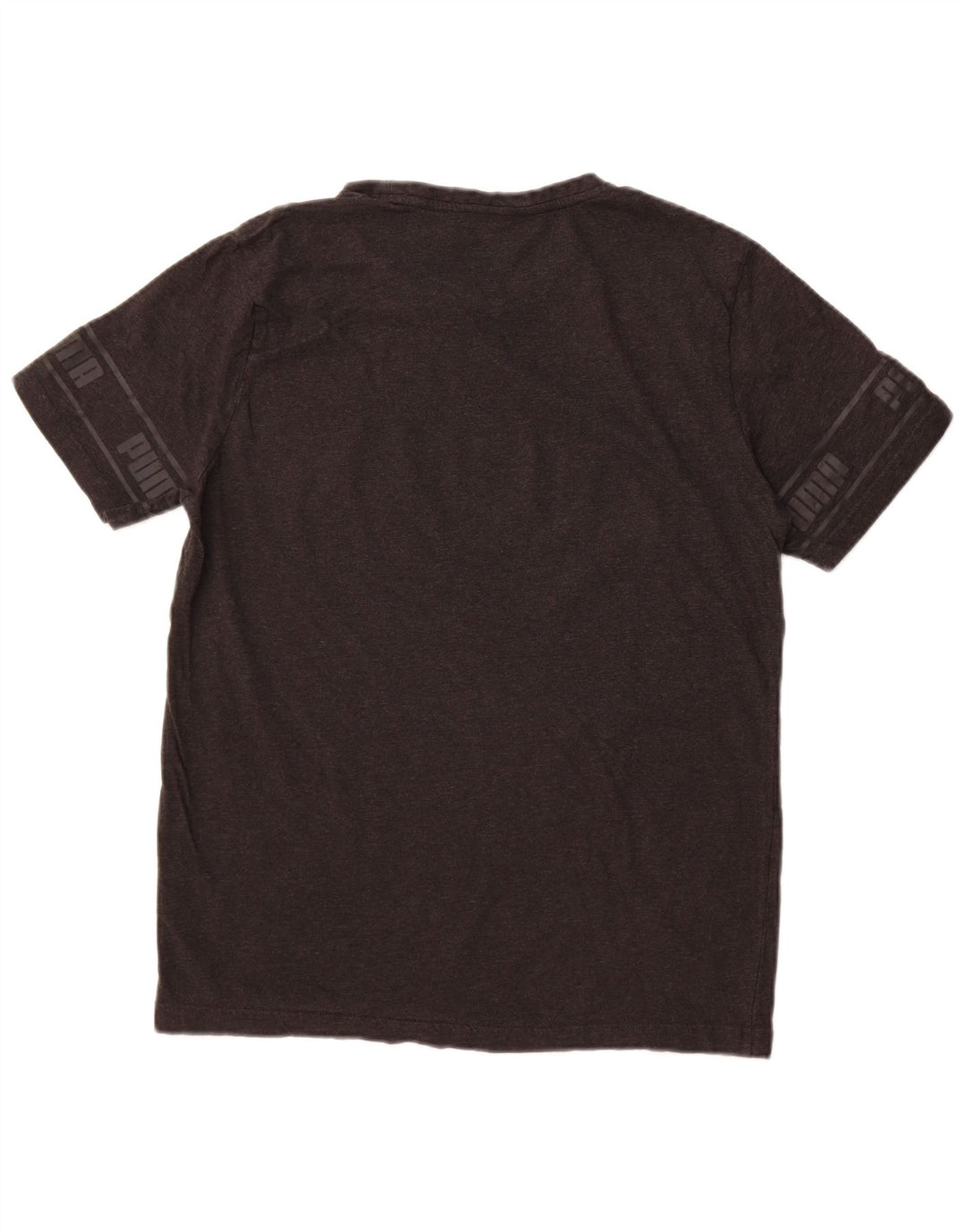 T-shirt grafica da uomo Puma grande in cotone grigio