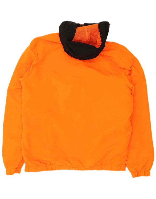 Giacca anorak da uomo con cappuccio Smiley Ellesse UK 40 Large Orange Colourblock