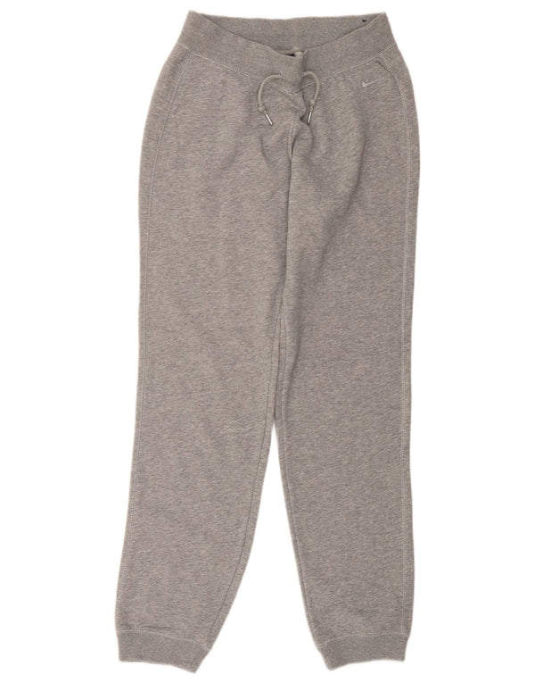 Pantaloni da tuta da donna Nike Joggers UK 8 Small Grey Flecked Cotton