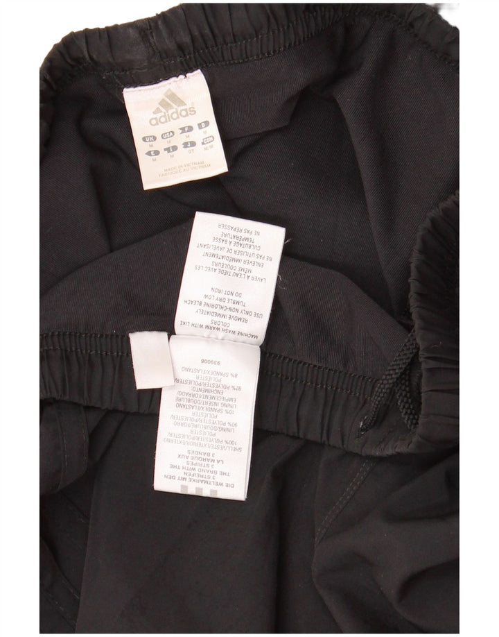 Pantaloncini sportivi Adidas da donna UK 12 medio nero poliestere