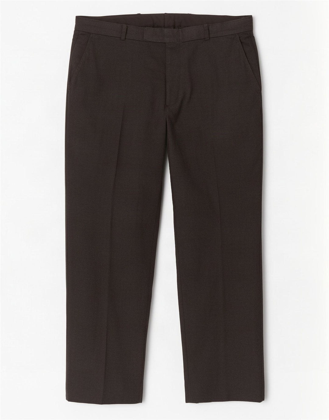 Pantaloni da abito dritti su misura da uomo Marks & Spencer W38 L31 poliestere grigio