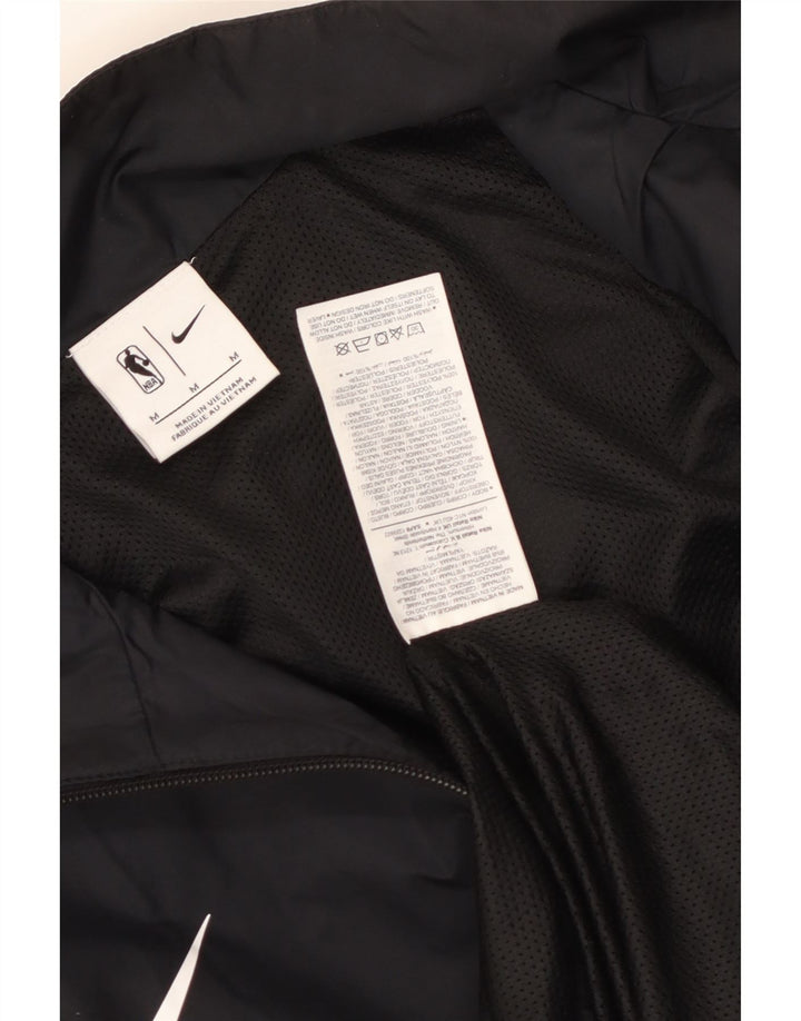 Giacca da tuta da uomo Nike Miami Heat, giacca media, nylon color block nero