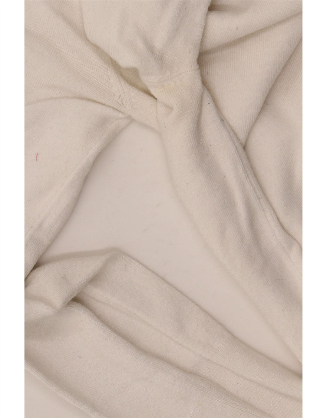 Maglione maglione girocollo da donna Zara UK 14 grande viscosa bianca
