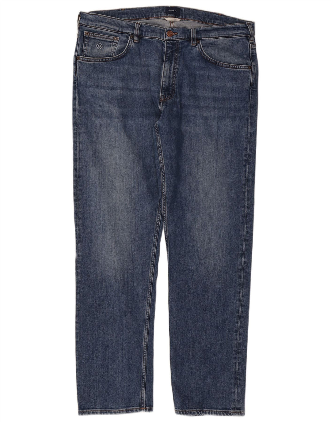 Jeans dritti da uomo GANT W38 L32 cotone blu