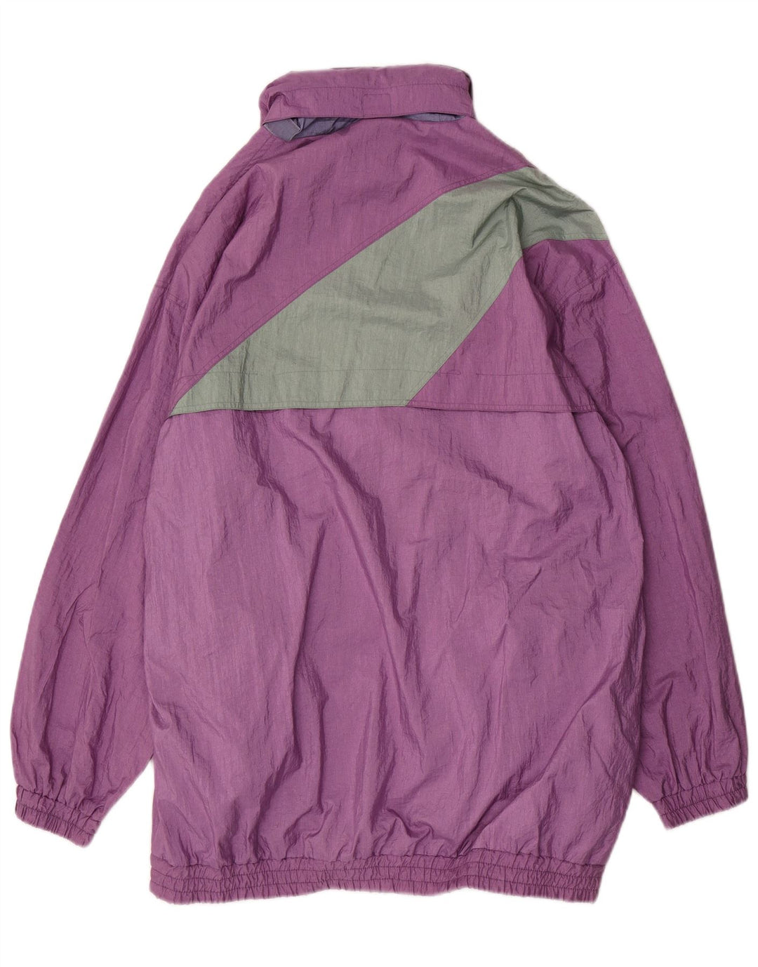 Impermeabile da uomo vestibilità ampia VINTAGE UK 38 Poliammide color block viola medio