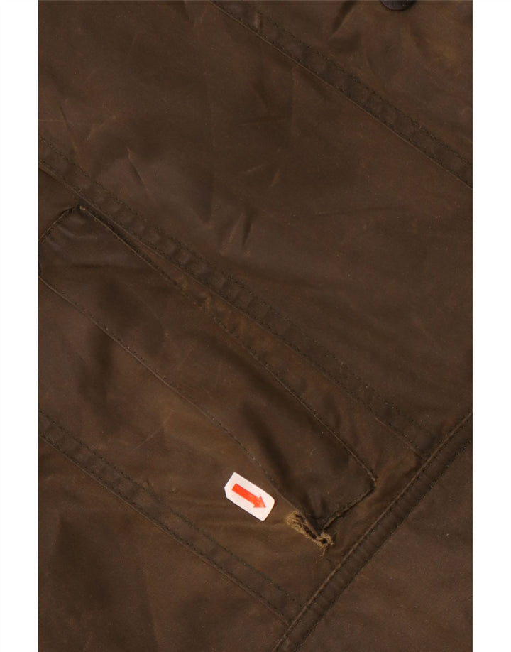 Giacca da donna in cotone cerato Barbour UK 18 XL cotone kaki