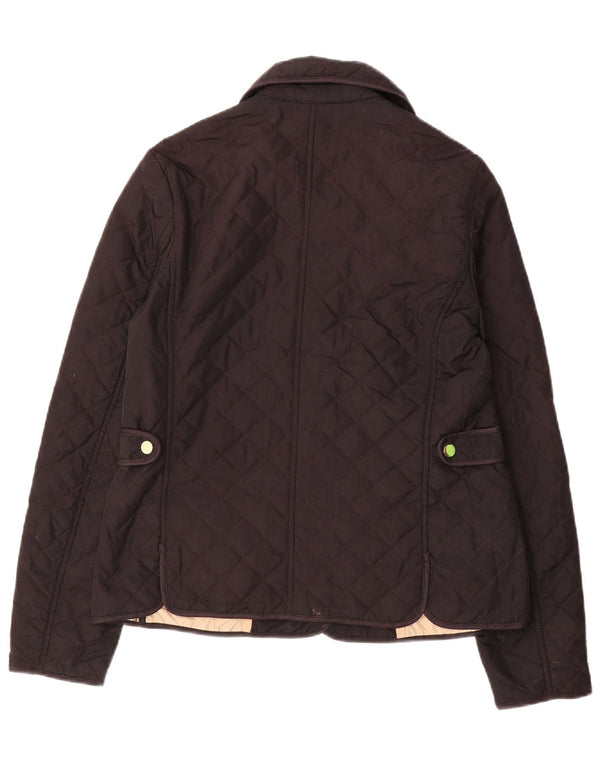 Giacca trapuntata da donna Zara UK 14 grande marrone