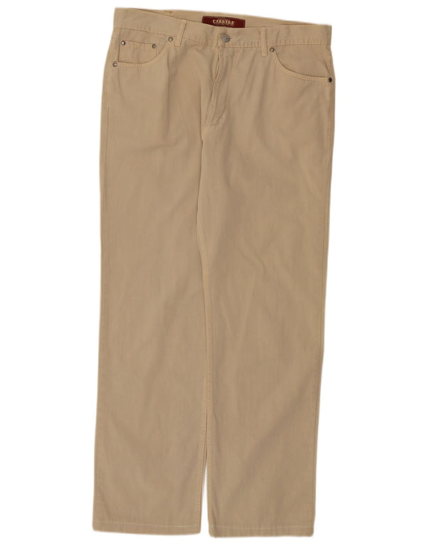 Pantaloni casual dritti da uomo Carrera IT 52 XL W34 L30 Cotone beige