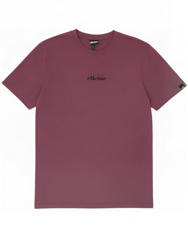 T-shirt grafica da uomo Ellesse Top grande in cotone viola