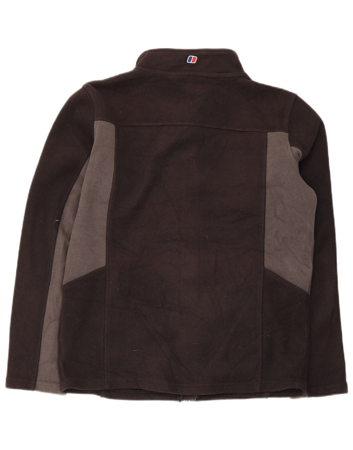 Giacca in pile da bambino Berghaus 12-13 anni Poliestere color block nero