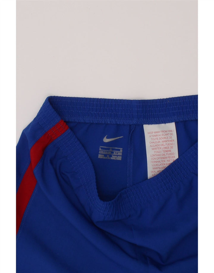 Pantaloncini sportivi NIKE Barcolana da ragazzo 6-7 anni Large Blu Colourblock