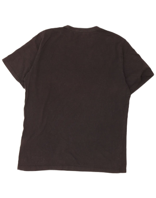 T-shirt grafica da uomo Carhartt Top grande in cotone nero