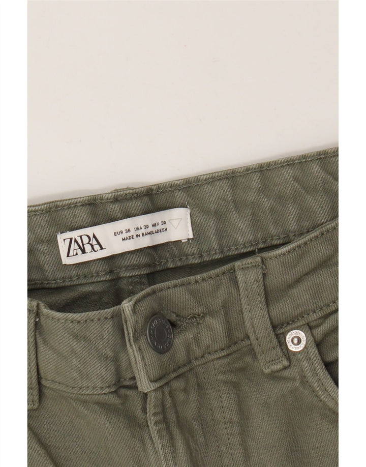 Pantaloncini di jeans da uomo Zara EU 38 piccoli W30 verdi