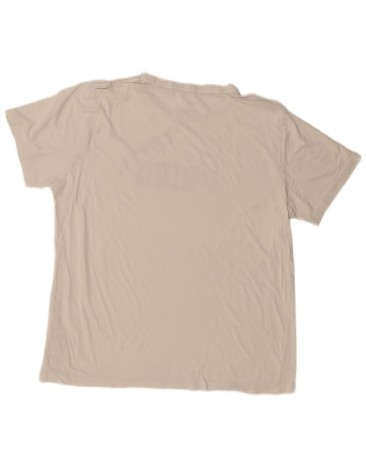 PUMA Mens Graphic T-Shirt Top XL White Cotton