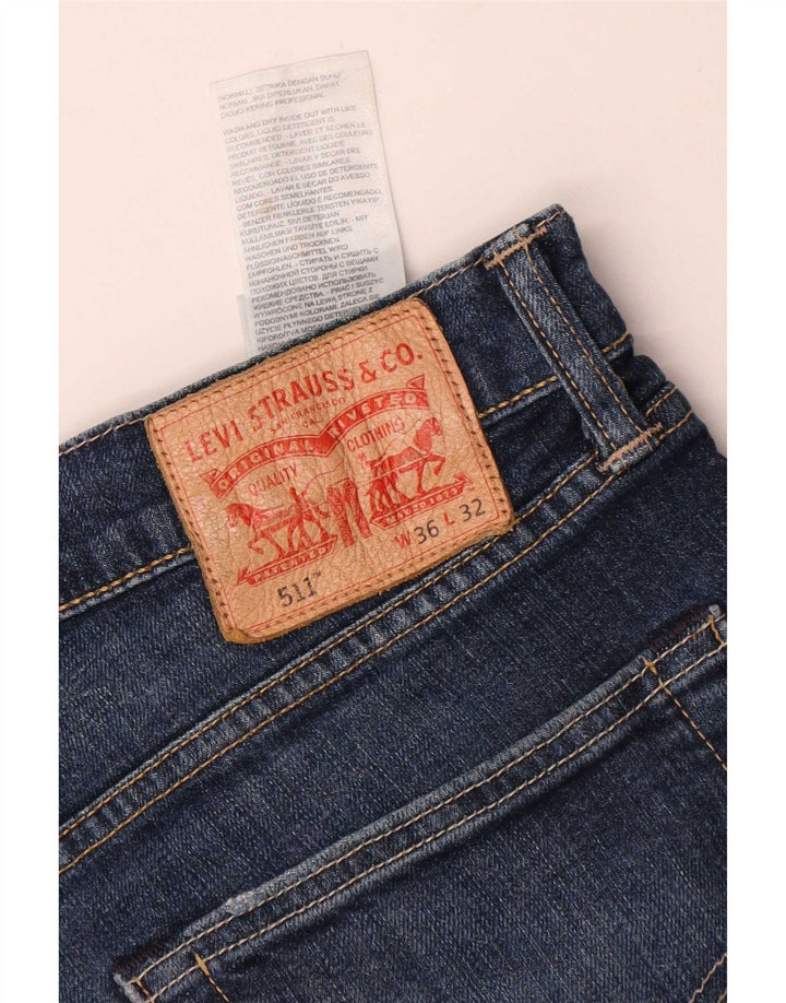 Jeans Levi's Uomo 511 Slim W36 L28 Cotone Blu