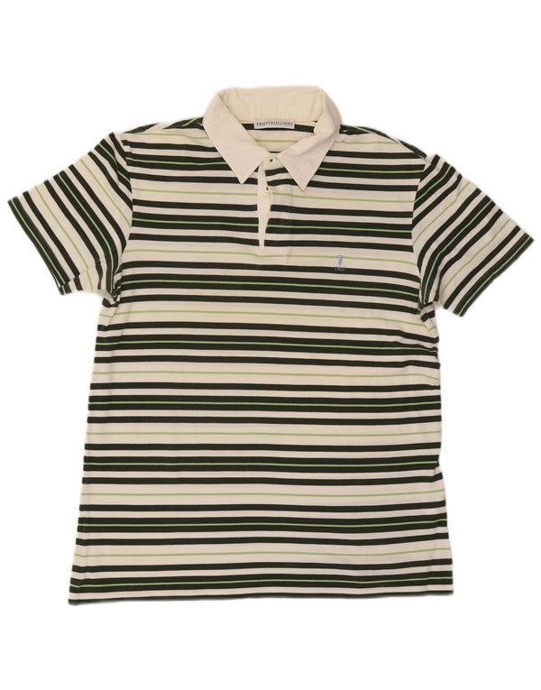 Polo Uomo Trussardi Cotone Rigato Medio Multicolor