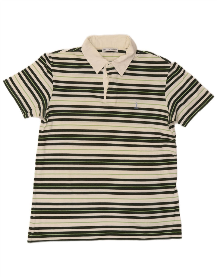 Polo Uomo Trussardi Cotone Rigato Medio Multicolor