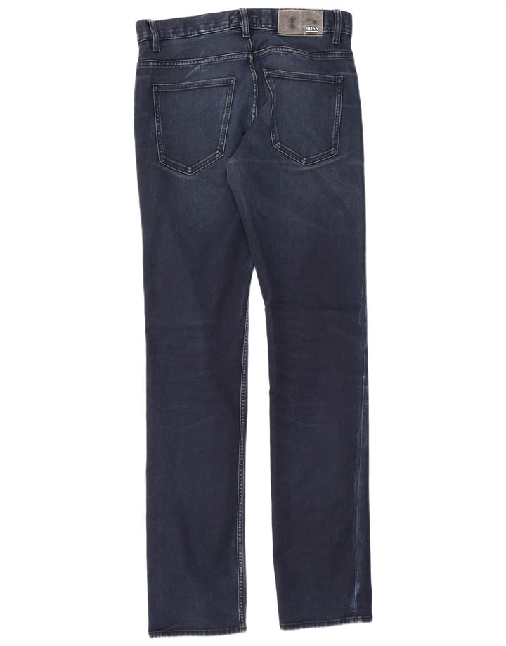 Jeans slim da uomo Hugo Boss W30 L32 cotone blu