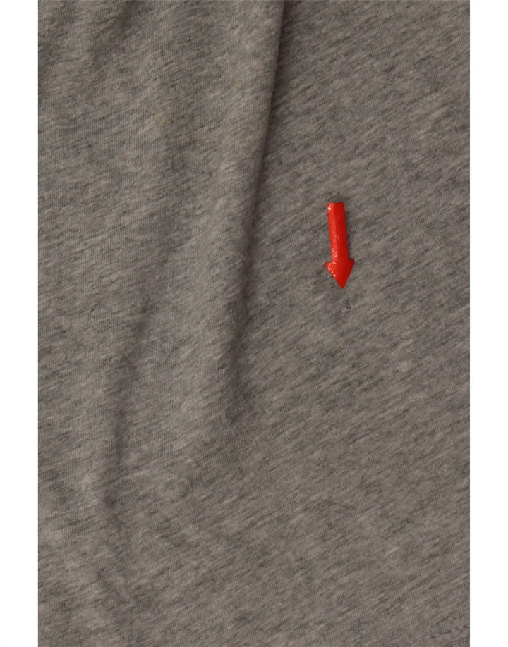 T-shirt grafica da uomo con vestibilità regolare Quiksilver, cotone grigio medio