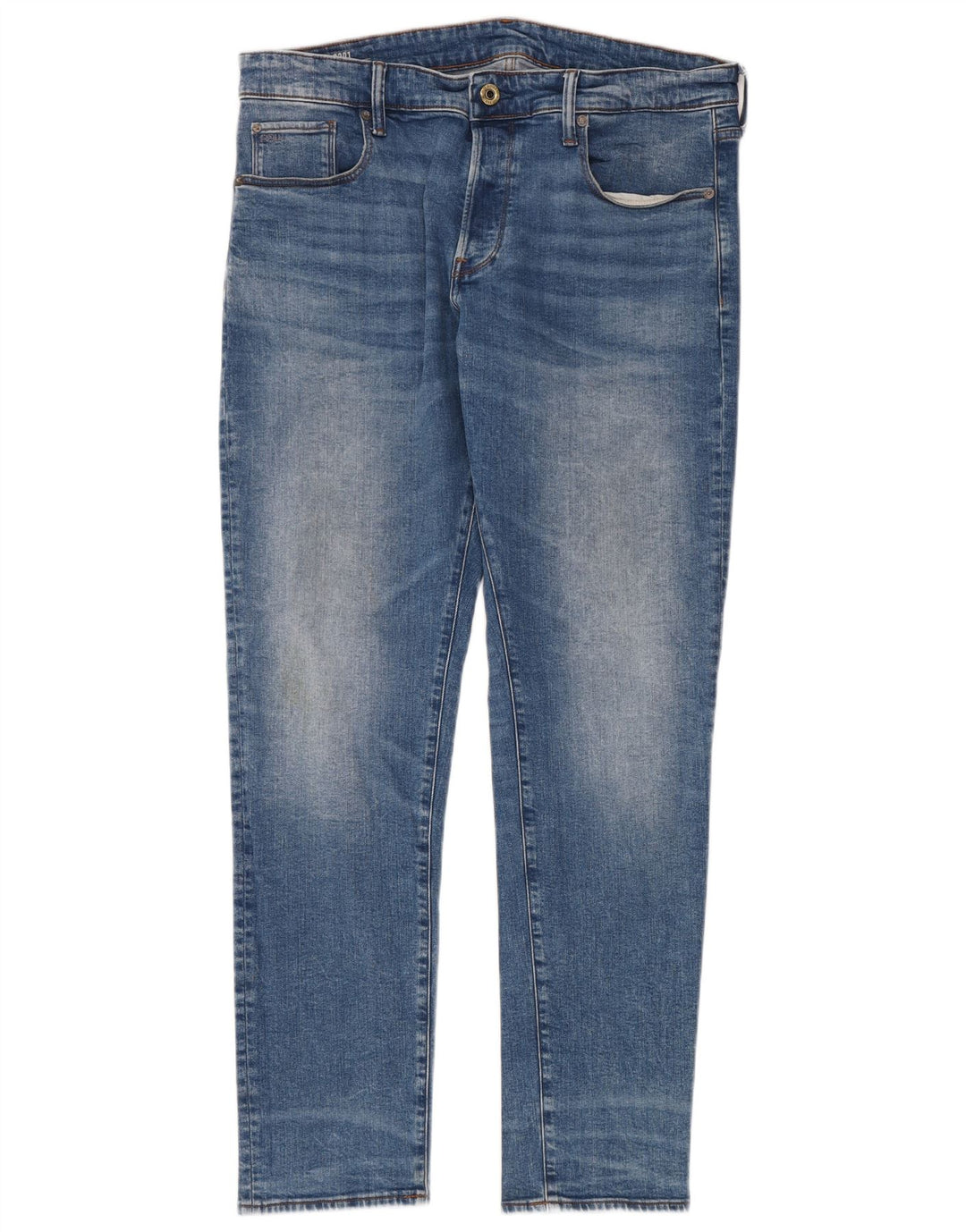 Jeans slim da uomo G-STAR 3301 W36 L34 cotone blu