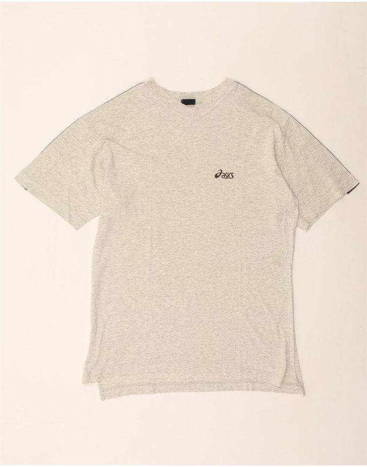 T-shirt grafica da uomo Asics Top grande grigio screziato