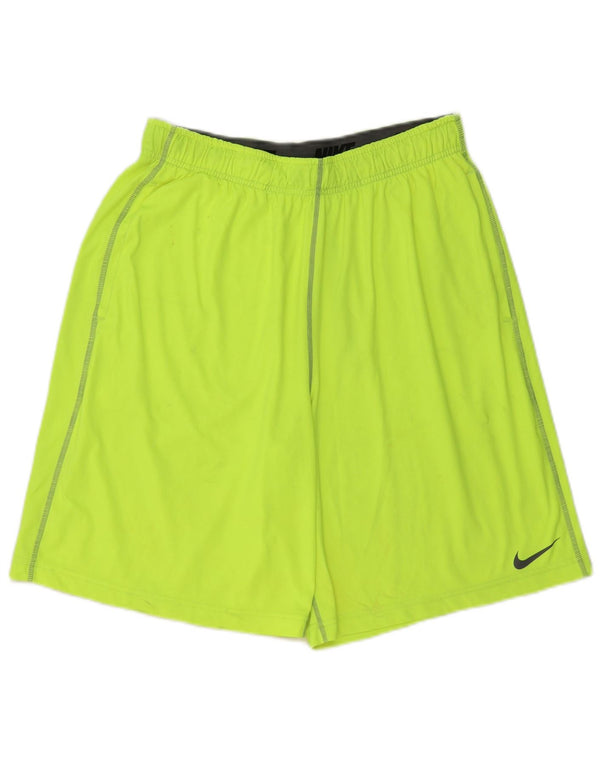 Pantaloncini sportivi Nike Dri Fit da uomo, grandi, in poliestere verde