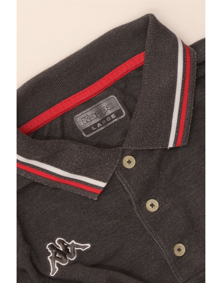 Polo da uomo KAPPA grande grigia