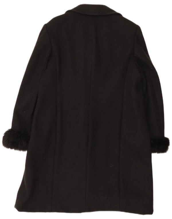 Cappotto doppiopetto da donna Giole UK 14 medio nero