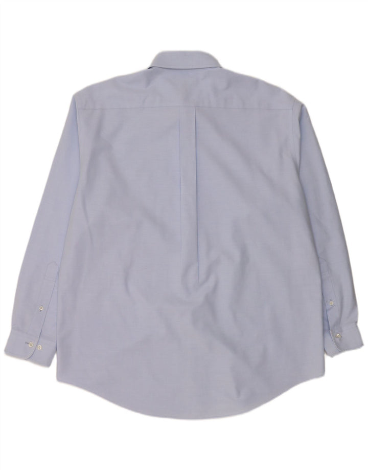 Camicia da uomo Brooks Brothers grande in cotone blu