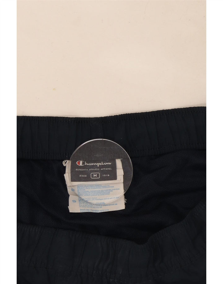Pantaloncini sportivi grafici da uomo Champion, poliestere color block medio blu navy