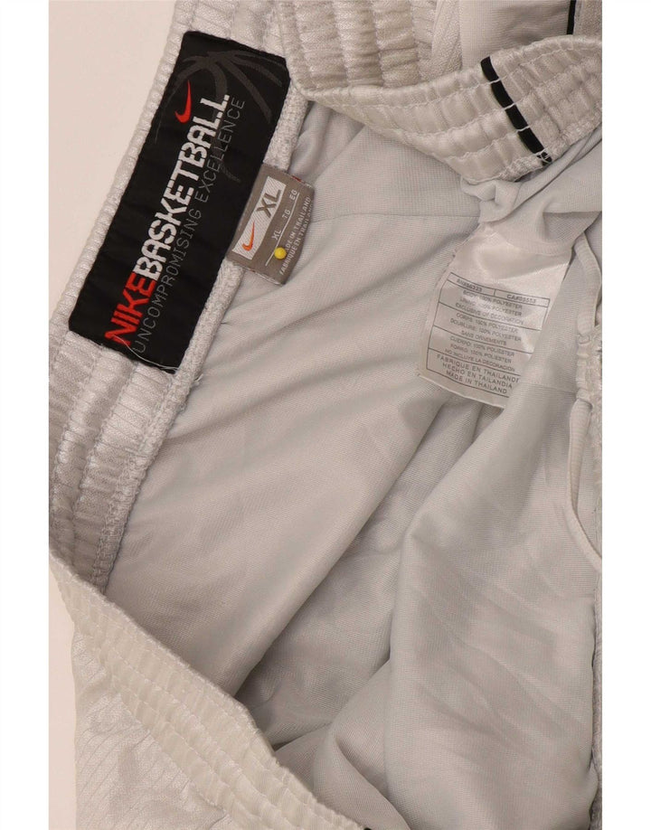 Pantaloncini sportivi Nike da uomo XL in poliestere grigio