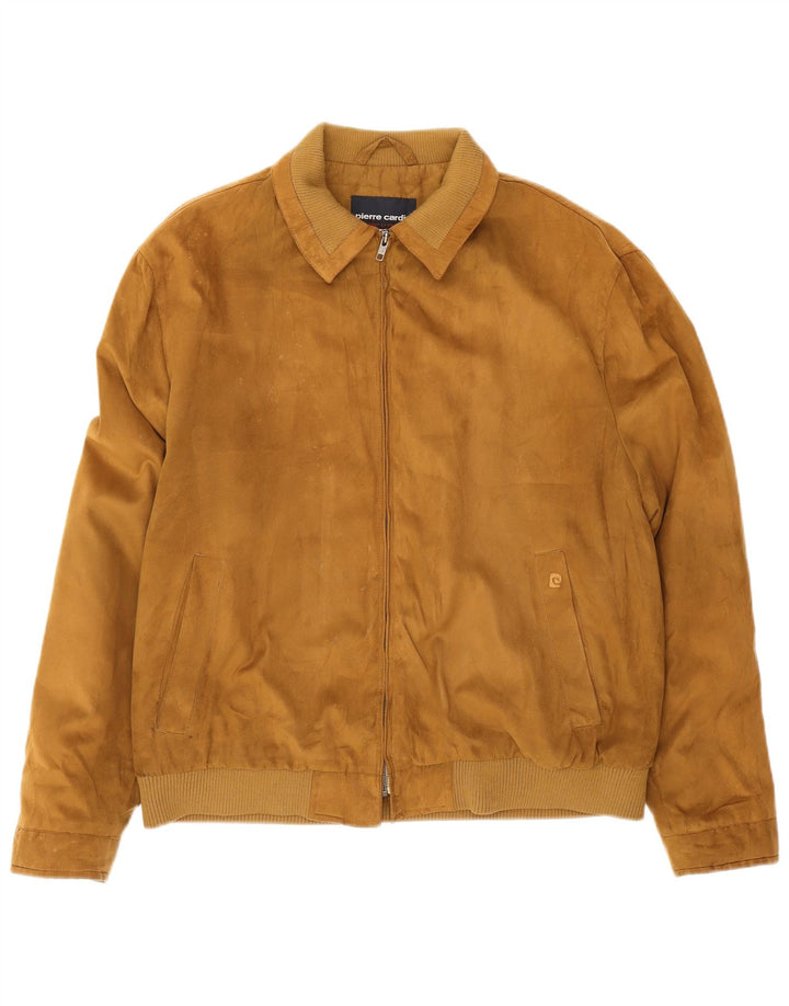 Giacca bomber da uomo Pierre Cardin UK 42 XL Poliestere beige