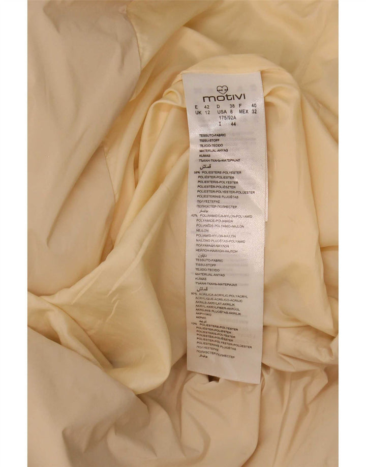 Cappotto imbottito con cappuccio da donna MOTIVI UK 12 Poliestere beige medio