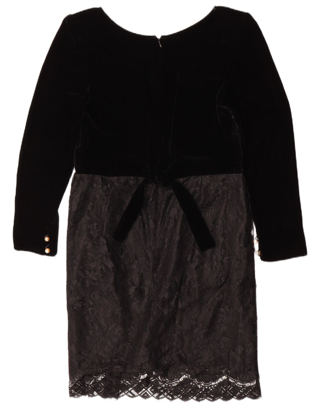 Abito a trapezio a maniche lunghe da donna Clara Della Giovanna IT 44 Medio Nero