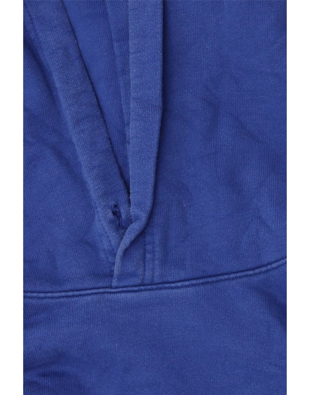Maglione con cappuccio grafico da uomo CHAMPION in cotone blu medio