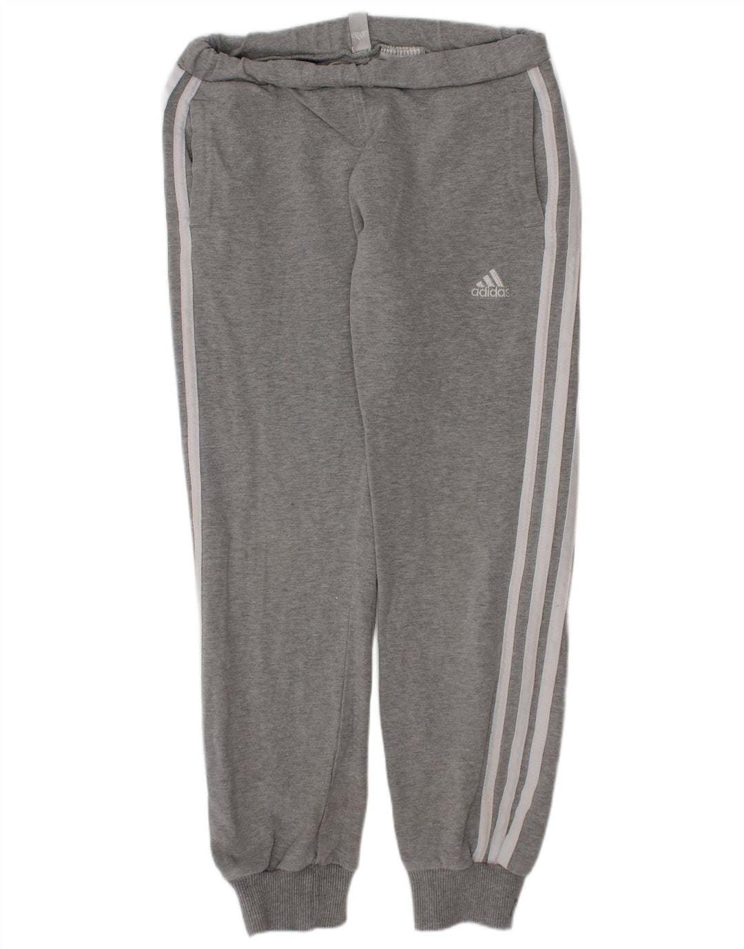 Pantaloni Tuta Adidas Bambina Joggers 7-8 Anni Cotone Grigio