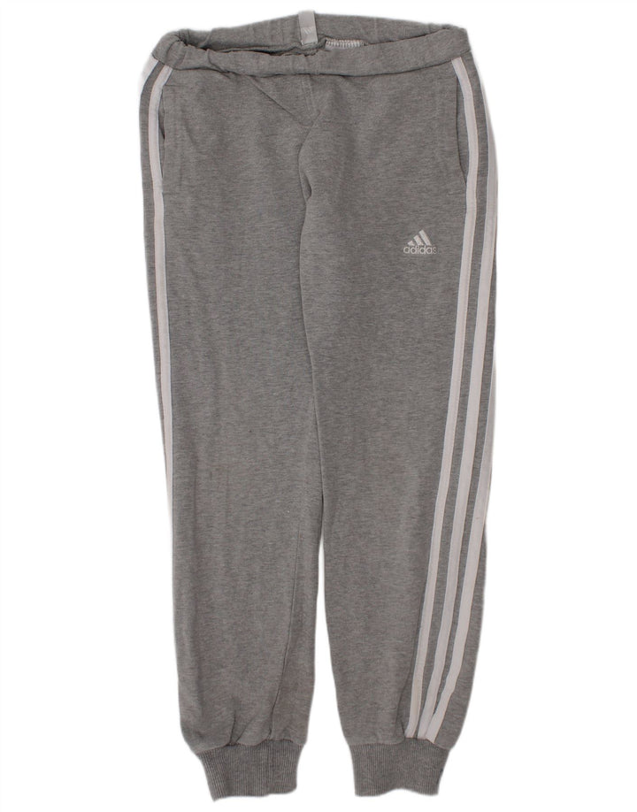 Pantaloni Tuta Adidas Bambina Joggers 7-8 Anni Cotone Grigio
