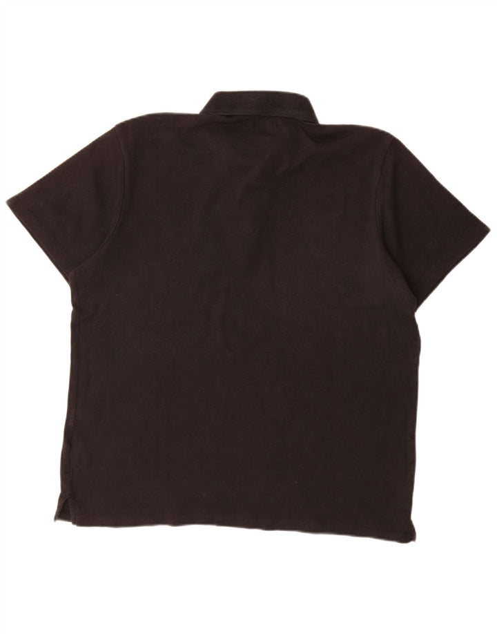Polo da uomo Dkny grande in cotone nero