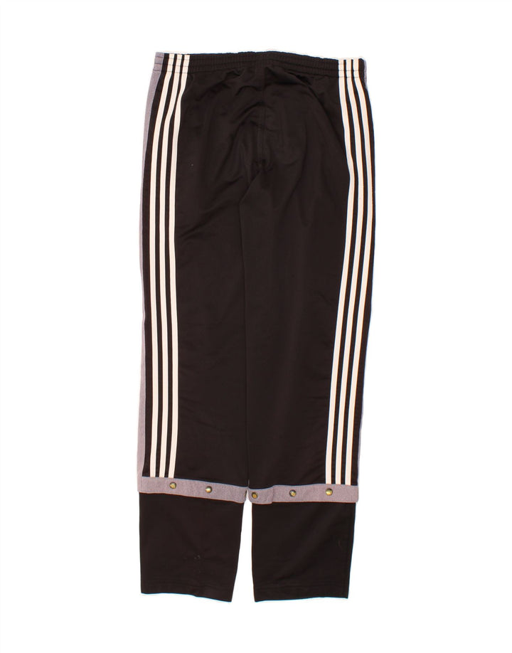ADIDAS Boys Tracksuit Trousers 15-16 Years Black Colourblock Polyester Vintage Adidas and Second-Hand Adidas from Messina Hembry 