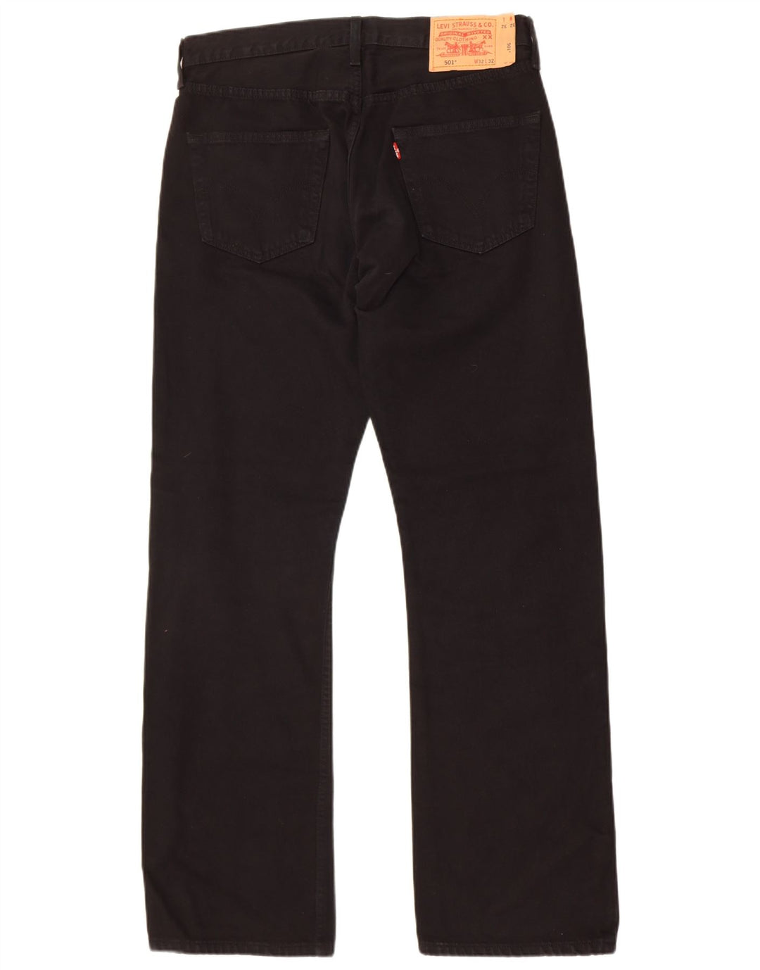 Levi's Uomo 501 Jeans dritti W32 L32 Cotone Nero