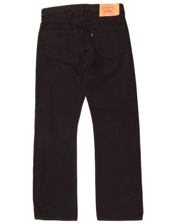 Levi's Uomo 501 Jeans dritti W32 L32 Cotone Nero