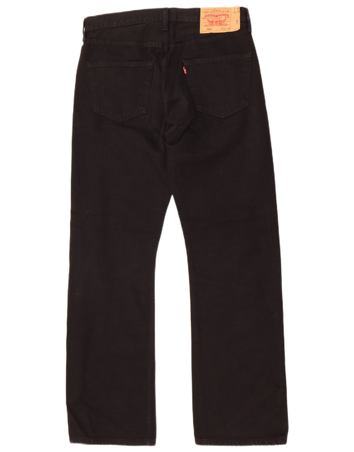 Levi's Uomo 501 Jeans dritti W32 L32 Cotone Nero