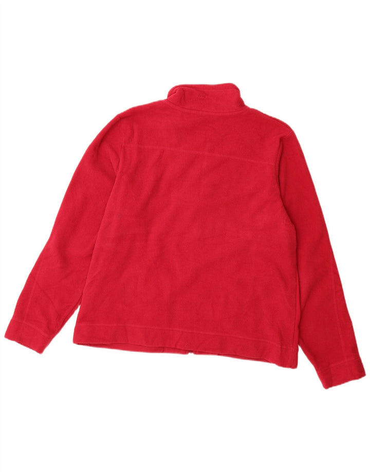 Giacca in pile da donna Izod UK 16 Large Rosa Poliestere