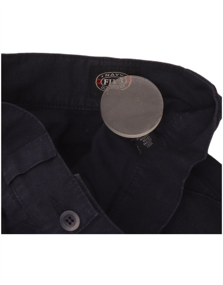 Pantaloncini cargo con ancoraggio a vita alta da donna blu scuro IT 40 Small W24 Blu navy