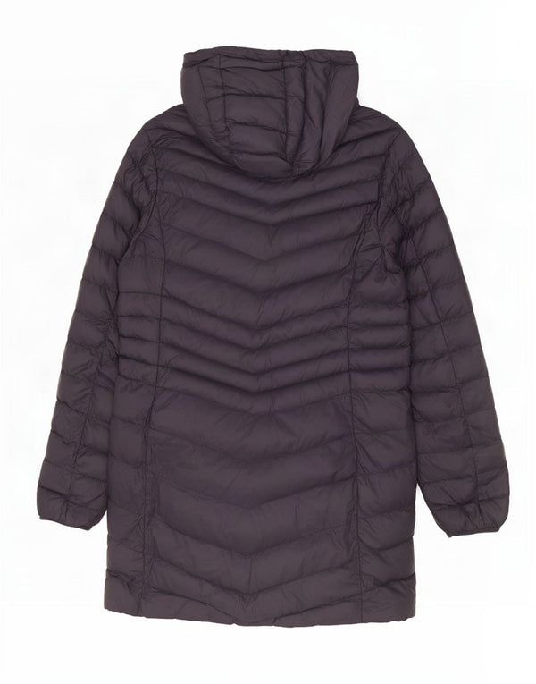 Mountain Warehouse Womens Hooded Padded Coat UK 14 Medium Navy Blue Nylon