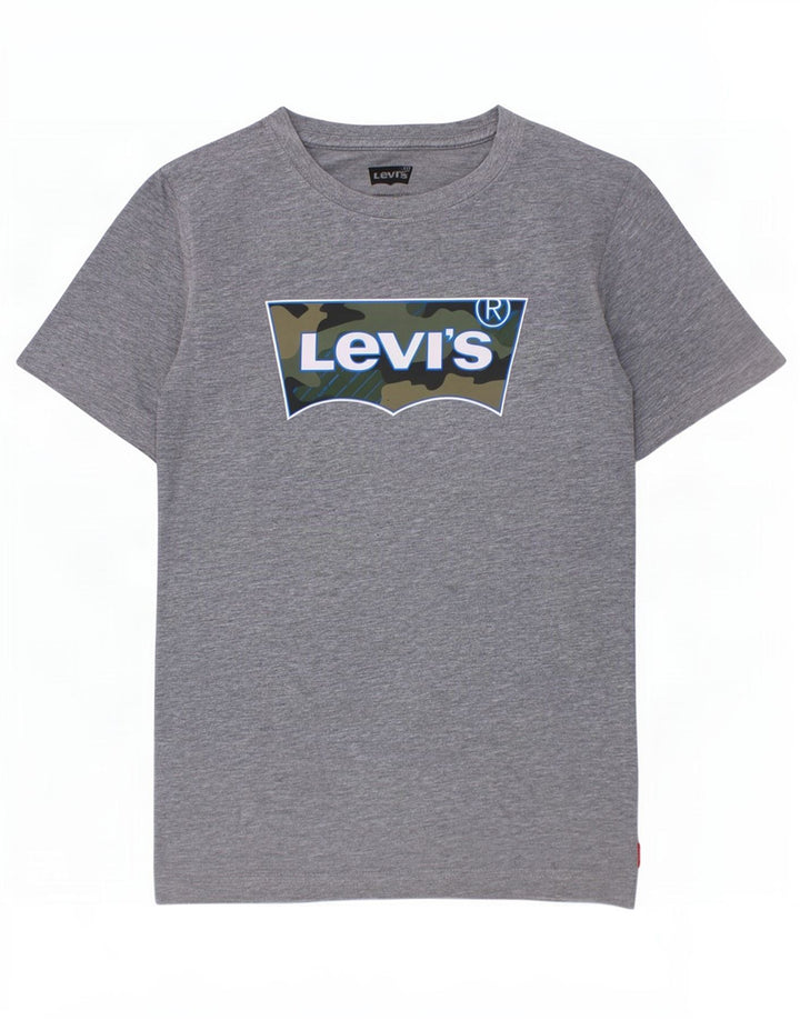 Maglietta grafica per ragazzi Levi's 13-14 anni Grigia